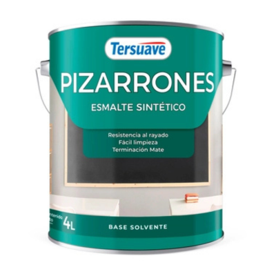 4 lts Esmalte Sintético Pizarrones Mate Verde Tersuave